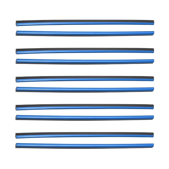 Unique Bargains 10 Pcs 7.6' Car Air Conditioner Vent Trim Decoration Strip Accessories Universal for Car Blue