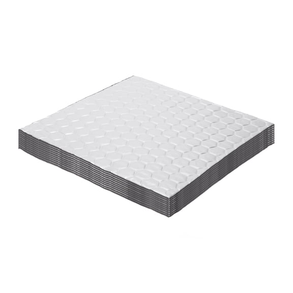 Unique Bargains 10 Pcs 80mil 2mm 0.54sqft Car Sound Mat Butyl Rubber Damping for Hood Boat Engine Cover 7.87"x7.87"