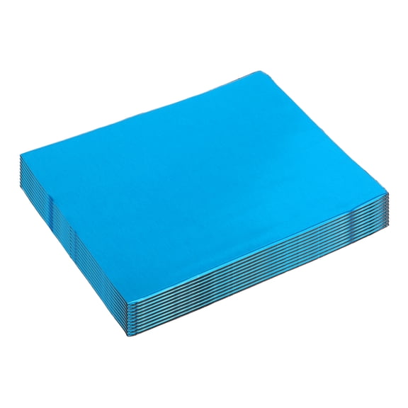 Unique Bargains 10 Pcs 80mil 2mm 69.5sqft Car Sound Mat Butyl Rubber Damping for Hood Boat Engine Cover 9.84"x7.87" Blue