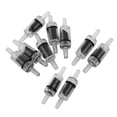 thumbnail image 1 of Unique Bargains 10 Pcs Aquarium Co2 System Air Pump 4mm Pipe One Way Non-Return Check Valve, 1 of 3
