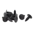 thumbnail image 1 of Unique Bargains 10 Pcs Auto Car Plastic Rivets Fastener Door Clips Black 6.5x6mm, 1 of 2