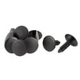 thumbnail image 1 of Unique Bargains 10 Pcs Black Plastic Rivet Buckle Ceiling Lining Trim Panel Fastener Clips, 1 of 2