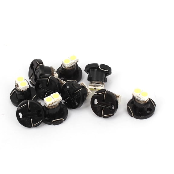 Unique Bargains 10 Pcs Car Interior T4.2 White 1210  2  Instrument Dash Light Lamp