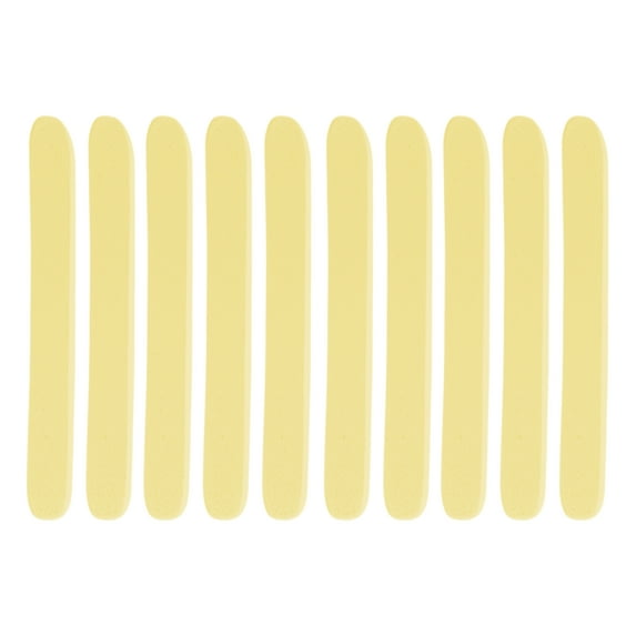 Unique Bargains 10 Pcs Compressed Facial Sponge Portable Reusable Cleansing Puff Yellow