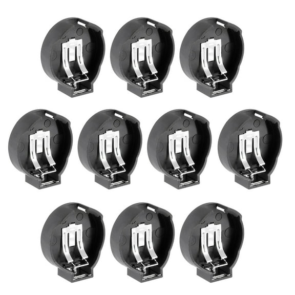 Unique Bargains 10 Pcs DIY CR2430 Coin Cell Button Battery Holder Socket