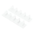 thumbnail image 1 of Unique Bargains 10 Pcs Detachable Nail Display Stand for Nail DIY White, 1 of 6