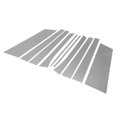 thumbnail image 1 of Door Pillar Window Trim Anti Scratch Sticker Pillar Posts Door Outer Exterior Cover for Buick Enclave 2007-2014 Chrome Silver Tone, 1 of 7