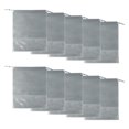 thumbnail image 1 of Unique Bargains 10 Pcs  Dustproof Shoe Dust Bag Shoes Storage Bag Travel Drawstring Storage Bag Gray, 1 of 5