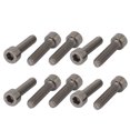 thumbnail image 1 of Unique Bargains 10 Pcs M5x20mm Thread Hex Socket Drive Cap Head Titanium Screw, 1 of 1