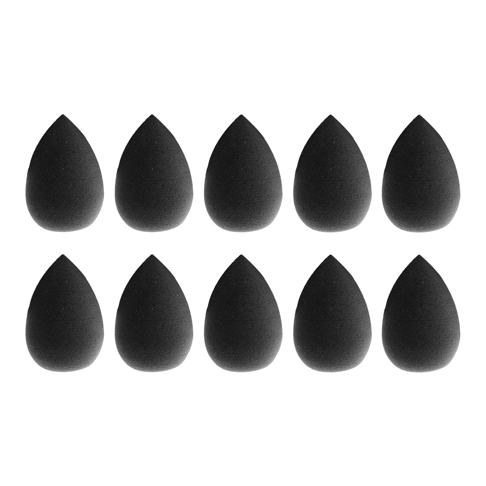 Unique Bargains 10 Pcs Mini Face Makeup Sponge for Bedrooms Black ...