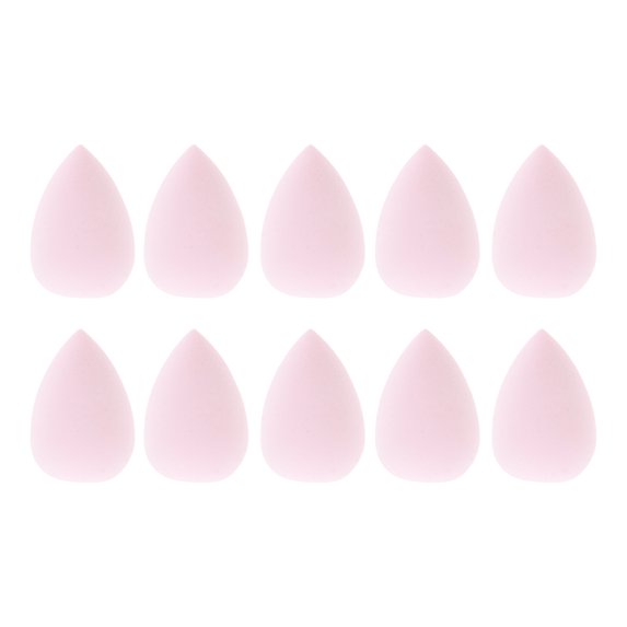 Unique Bargains 10 Pcs Mini Face Makeup Sponge for Makeup Pink