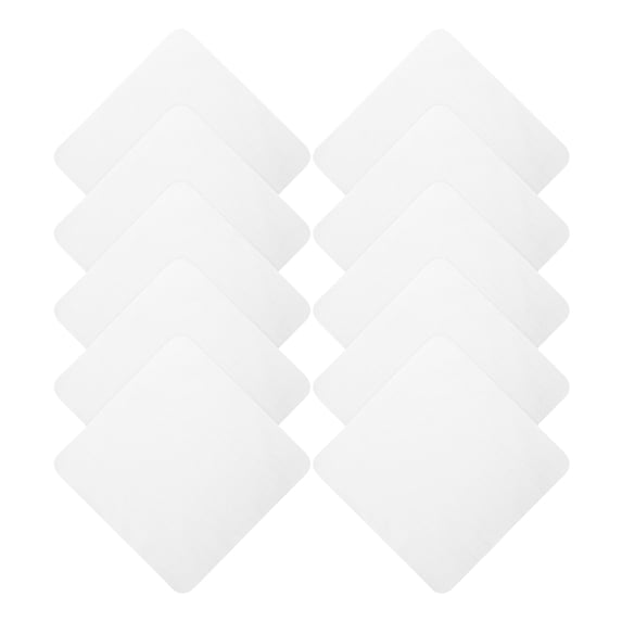 Unique Bargains 10 Pcs Reusable Glasses Cleaning Cloth for Glasses 5.51"x5.51" White