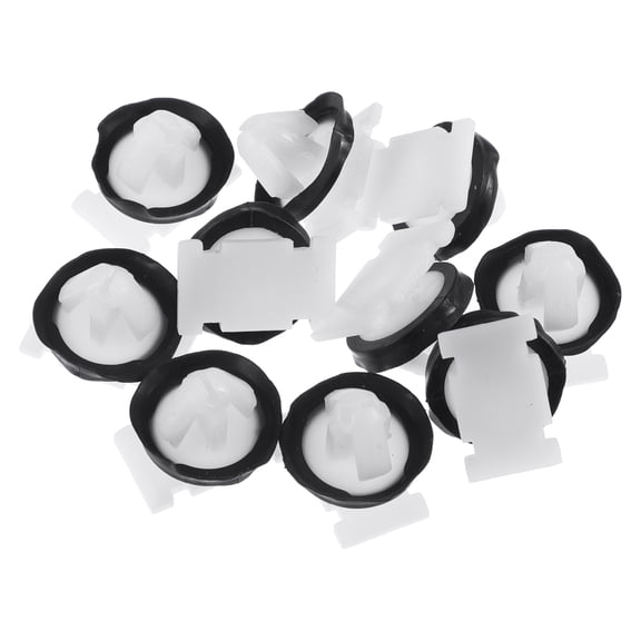 Unique Bargains 10 Pcs Rocker Panel Clip No.11547581 Automotive Clips for Buick Enclave 2018-2023 Plastic White