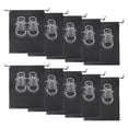 thumbnail image 1 of Unique Bargains 10 Pcs Sneakers Pattern Dustproof Shoe Dust Bag Shoes Storage Bag Travel Drawstring Storage Bag Black, 1 of 5