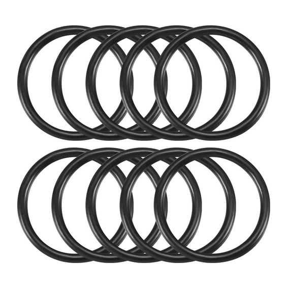 Unique Bargains 10 x Black Rubber Flexible Sealing Oil Filter O Rings Gaskets 20mm x 2mm