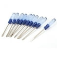 thumbnail image 1 of Unique Bargains 10 x Clear Blue 4mm Width Magnetic Tip Slotted Screwdriver Hand Tool 5" Long, 1 of 1