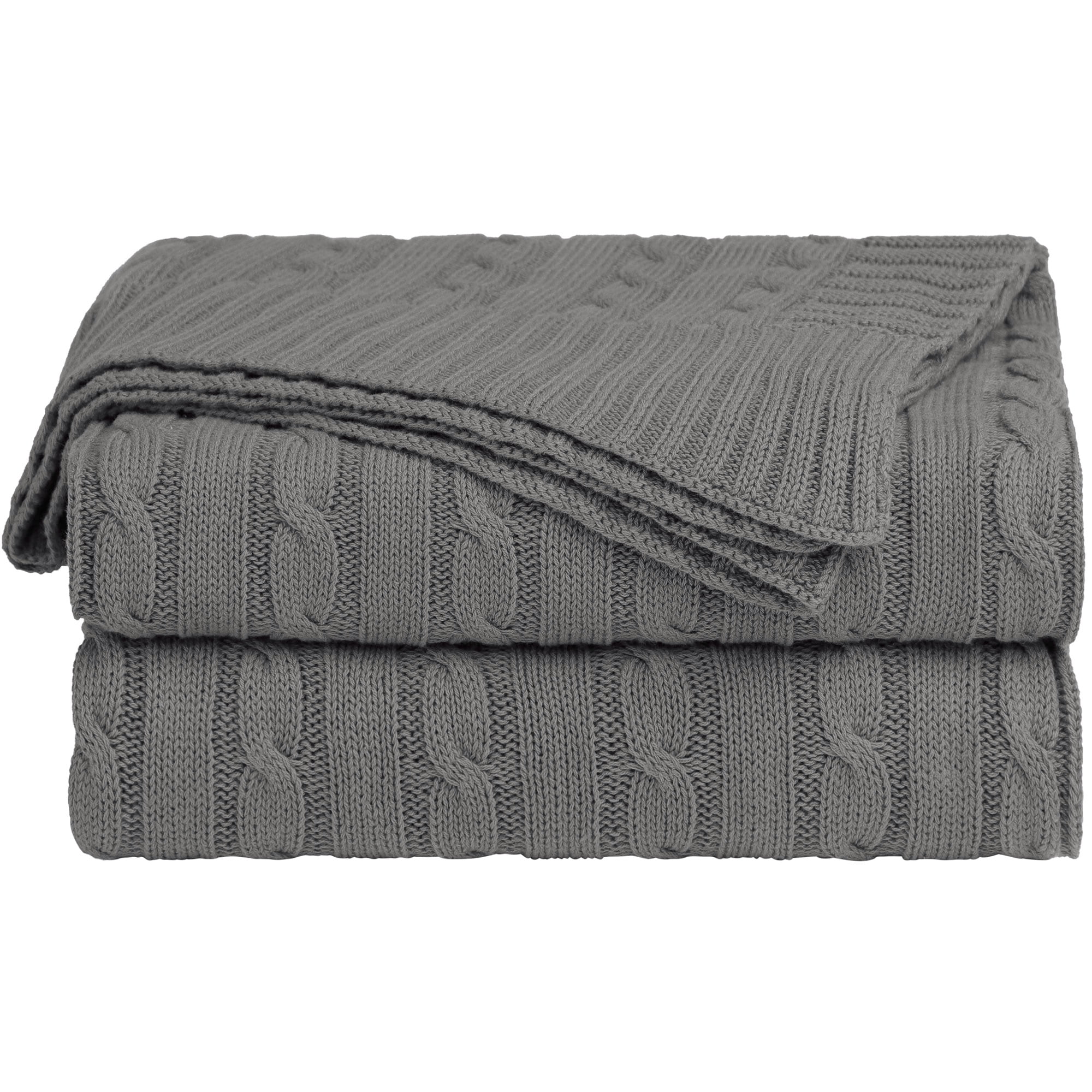 Cable Knit Cotton Cashmere Blanket Unique Bargains 100% Cotton