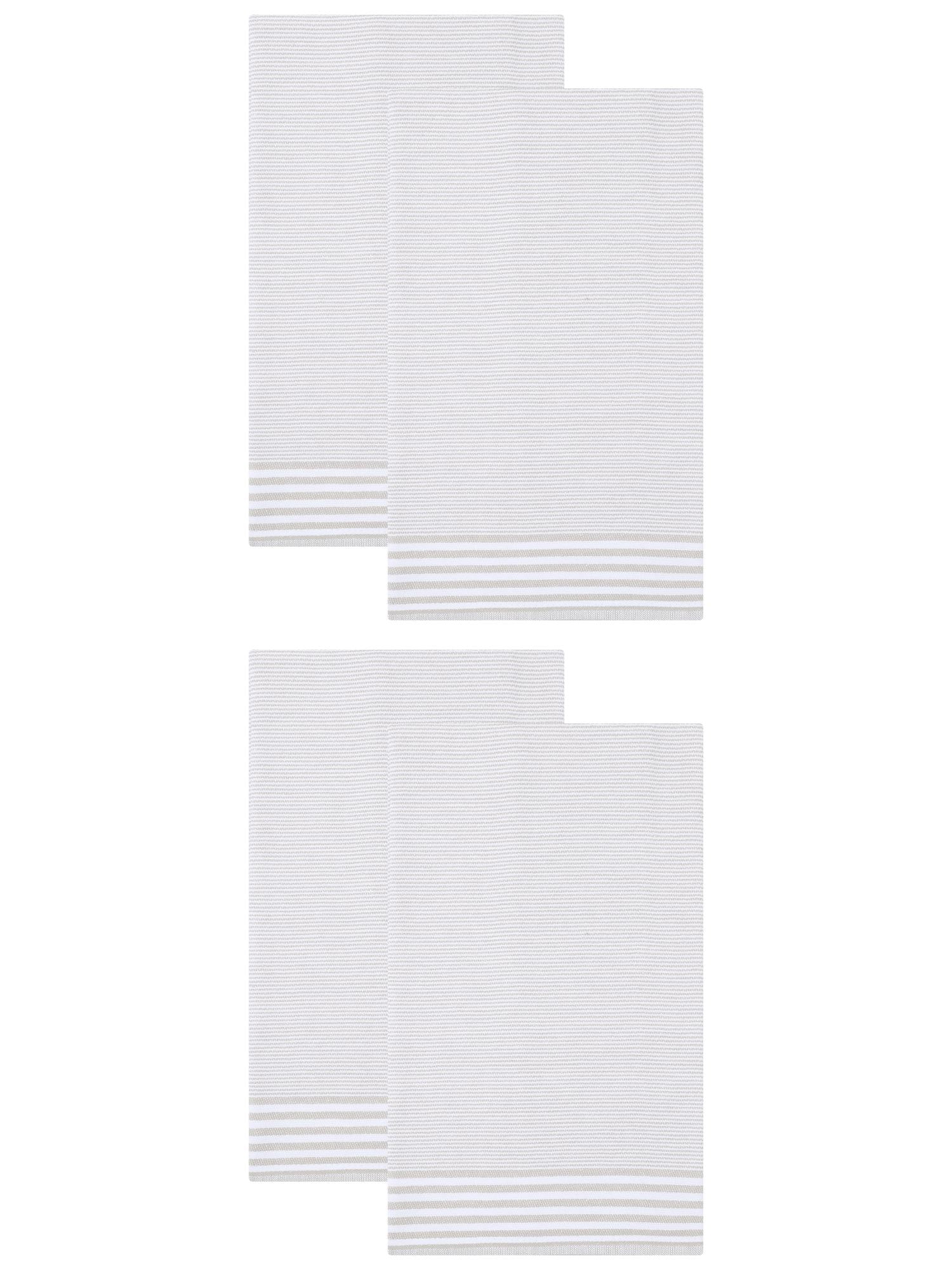 Unique Bargains 100% Cotton Striped Quick Dry Kitchen Towels Khaki 4 Pack Khaki 26" x 18"