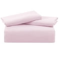 thumbnail image 1 of Unique Bargains 100% Microfiber Soft 3 Pieces Duvet Cover Set Full Light Pink, 1 of 8