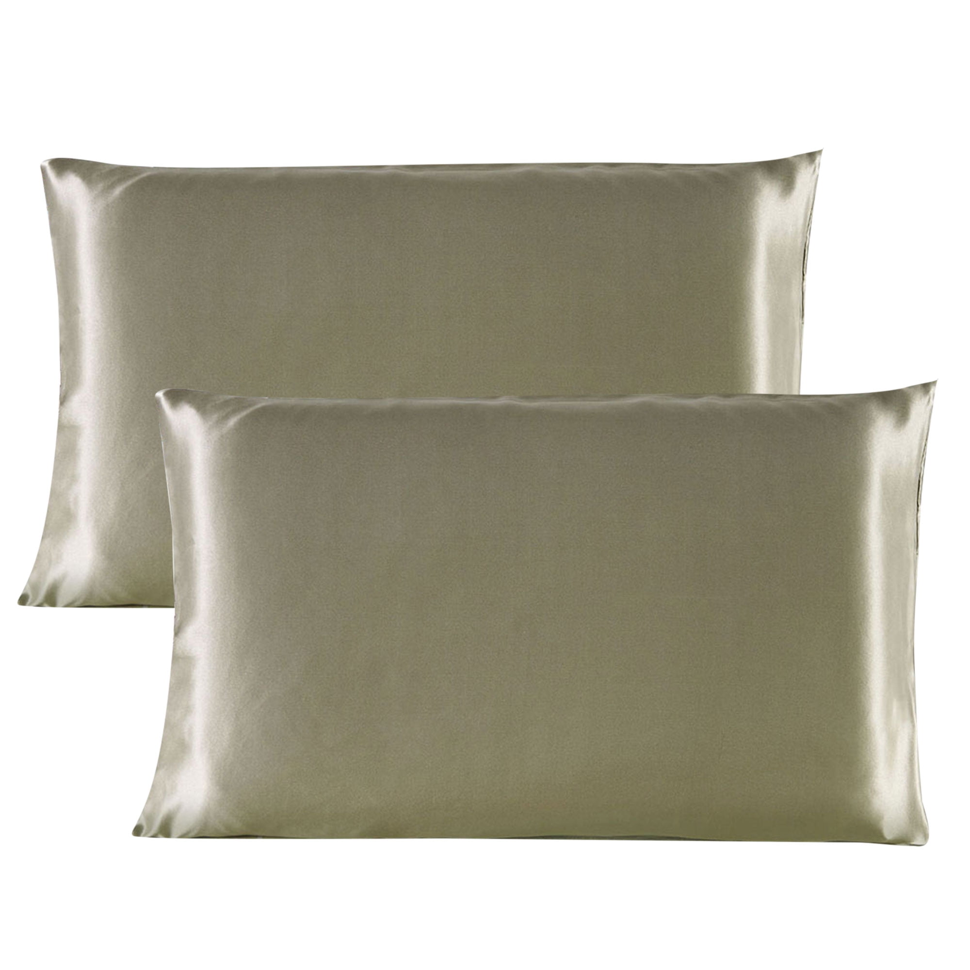 Unique Bargains 100% Mulberry Silk Pillowcase Set of 2, Queen Size