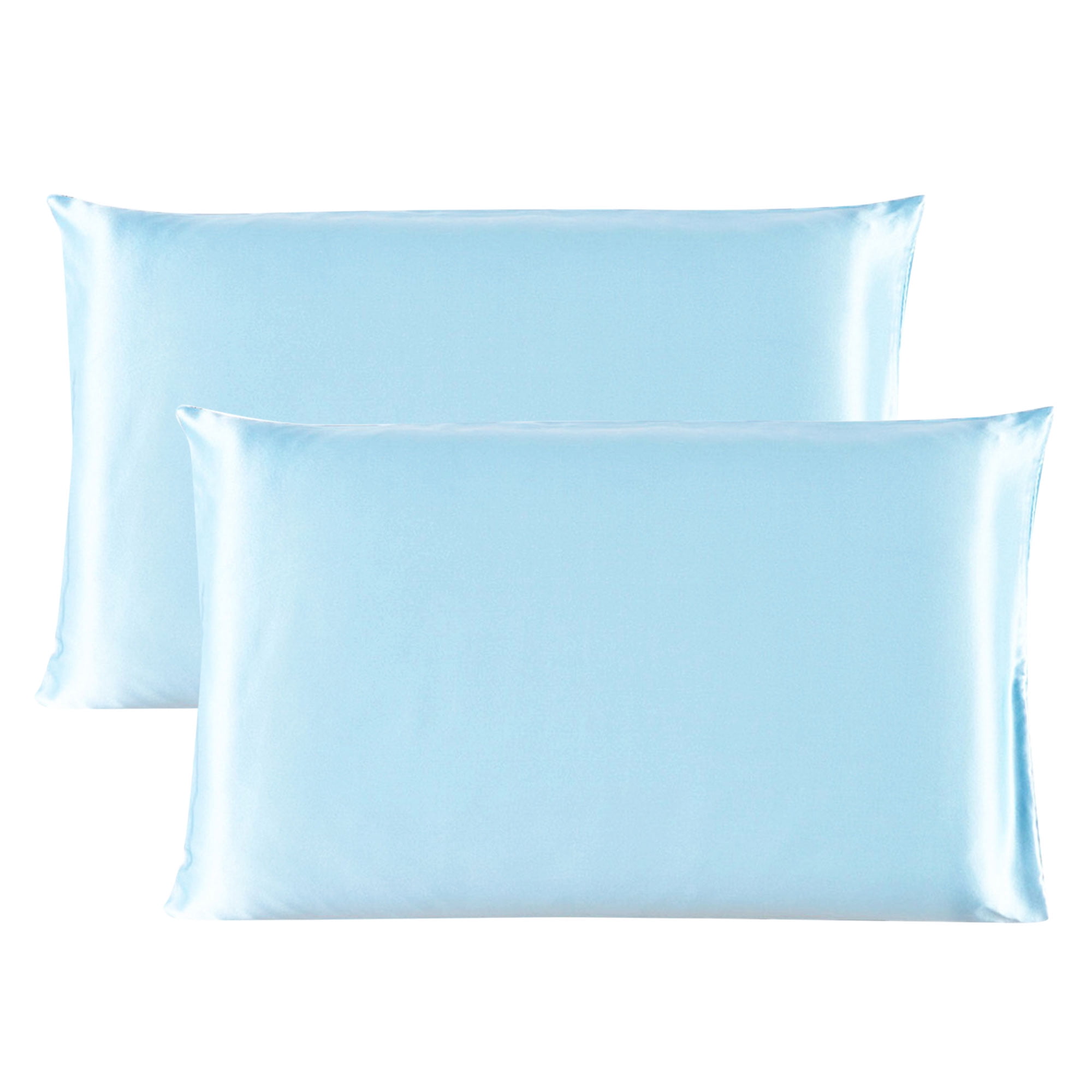 Unique Bargains 100% Mulberry Silk Pillowcase Set of 2, Queen Size