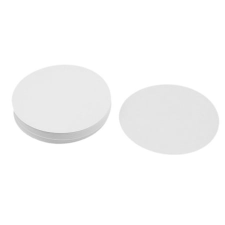 Unique Bargains 100 Pcs 0.15% Ash Rate 11cm 4" Diameter Slow Flow Qualitative Filter Paper