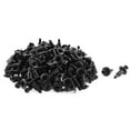 thumbnail image 1 of Unique Bargains 100 Pcs 11mm x 5mm Black Car Plastic Rivet Bumper Lining Trim Panel Fastener Clips, 1 of 1