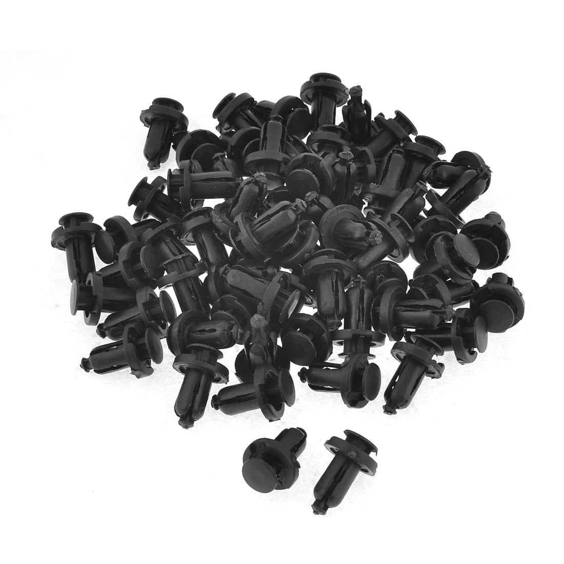 Unique Bargains 100 Pcs Black Truck Auto 10mm Hole Push Type Door ...