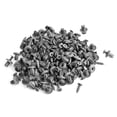 thumbnail image 1 of Unique Bargains 100 Pcs Car 14mm Head 6mm Hole Gray Plastic Rivet Fender Bumper Clip, 1 of 2