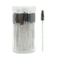 thumbnail image 1 of Unique Bargains 100 Pcs Portable Eyelash Brush for Vacation Black Faux Crystal Rob Nylon, 1 of 5