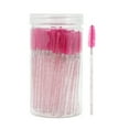 thumbnail image 1 of Unique Bargains 100 Pcs Portable Eyelash Brush for Vacation Rose Red Faux Crystal Rob Nylon, 1 of 5