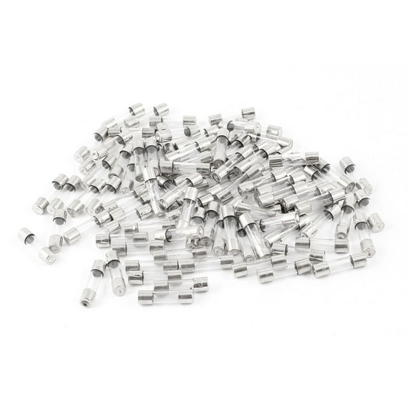 Unique Bargains 100 Pieces 1A 250V Quick Fast Blow Glass Tube Fuses 5mm x 20mm