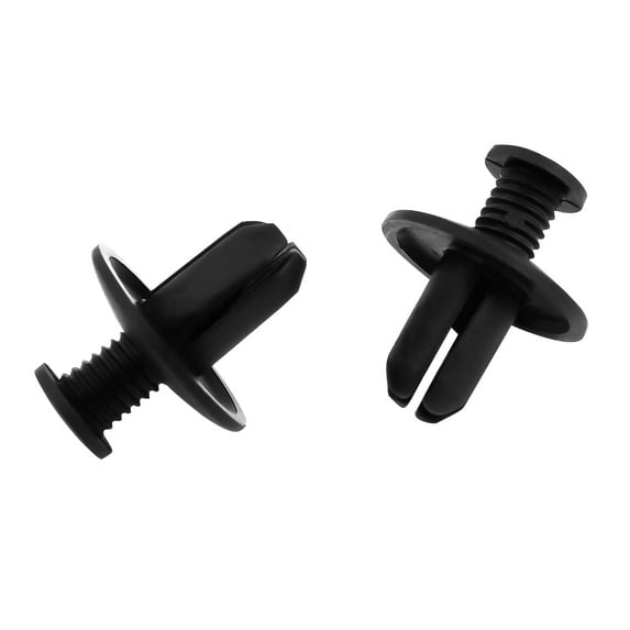 Unique Bargains 100 Plastic Rivets Car Vehicle Door Trim Panel Retainer Clips 17mm Length