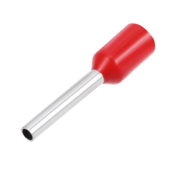 Unique Bargains 1000Pcs VE7510 Insulated Cord Pin End Electrical Crimp Terminal AWG20 Red