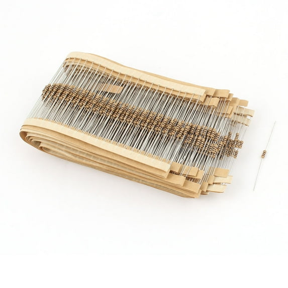 Unique Bargains 1000pcs 1/4W 100 Ohm 5% Electronic Components Carbon Film Resistor