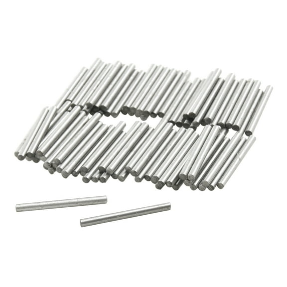 Unique Bargains 100Pcs 1.4x15.8mm Parallel Dowel Pins Fasten Elements Silver Tone