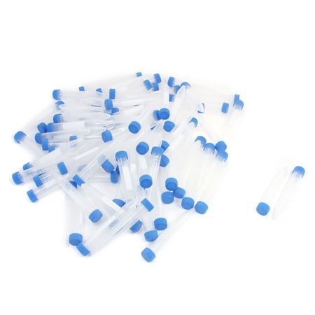 Unique Bargains 100Pcs 15ml Laboratory Test Vial Conical Bottom Centrifugal Container