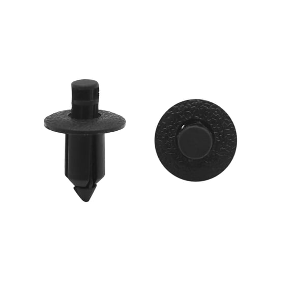 Unique Bargains 100Pcs 8mm Hole Plastic Rivets Push Type Clips Retainer Fastener for Car Auto