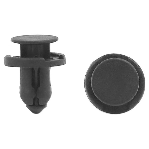 Unique Bargains 100Pcs Door Bumper Plastic Trim Panel Retaining Rivets Clip Fit for 8mm Hole