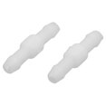 thumbnail image 1 of Unique Bargains 100Pcs White Plastic Straight Joint Hose Tube Connector Joiner for Car, 1 of 2