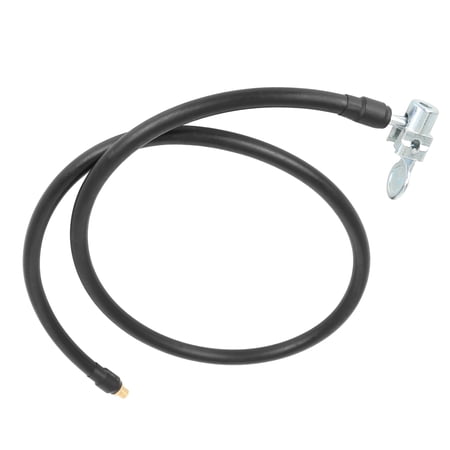 Unique Bargains 100cm 39.37" Tire Inflator Pump Hose with Locking Air Chuck for Car Black
