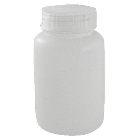 Unique Bargains 100mL Double Cap Leakproof Graduated Plastic Bottle Lab Set