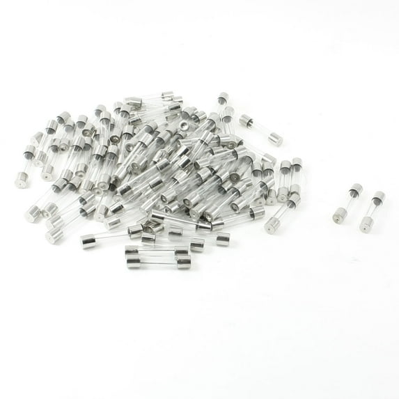 Unique Bargains 100pcs 6 x 30mm Low Breaking Fast Blow Glass Tube Fuses 250V 10A
