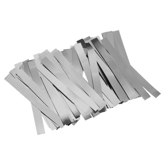 Unique Bargains 100pcs Car 99.6% Pure Nickel Strip Tape 0.2x10x100mm for 18650 Battery Lithium Battery Pack Welding