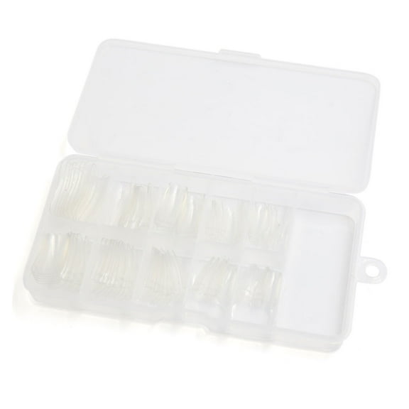 Unique Bargains 100pcs Clear Transparent French Cover False Nail Art Tip Manicure Tools