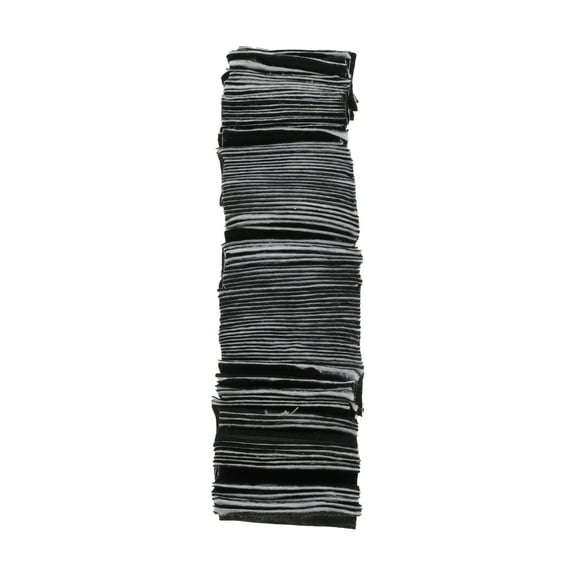 Unique Bargains 100pcs Disposable Square Makeup Remover Sponge Black