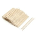 thumbnail image 1 of Unique Bargains 100pcs Nail Cuticle Pusher Sticks Dead Hard Skin Remover Manicure Pedicure Tool, 1 of 2