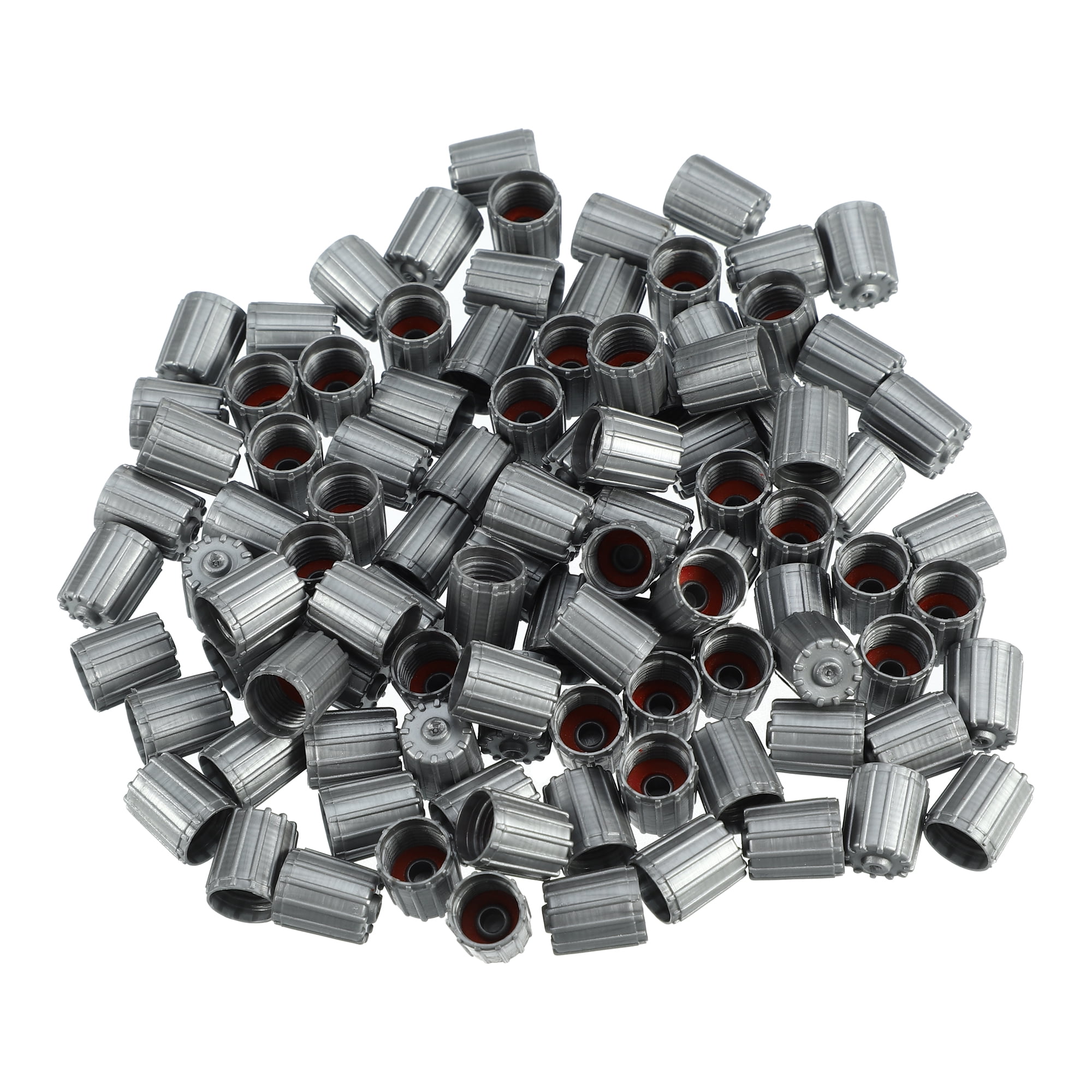 Unique Bargains 100pcs Universal Tire Valve Stem Caps for Car SUV Bike ...