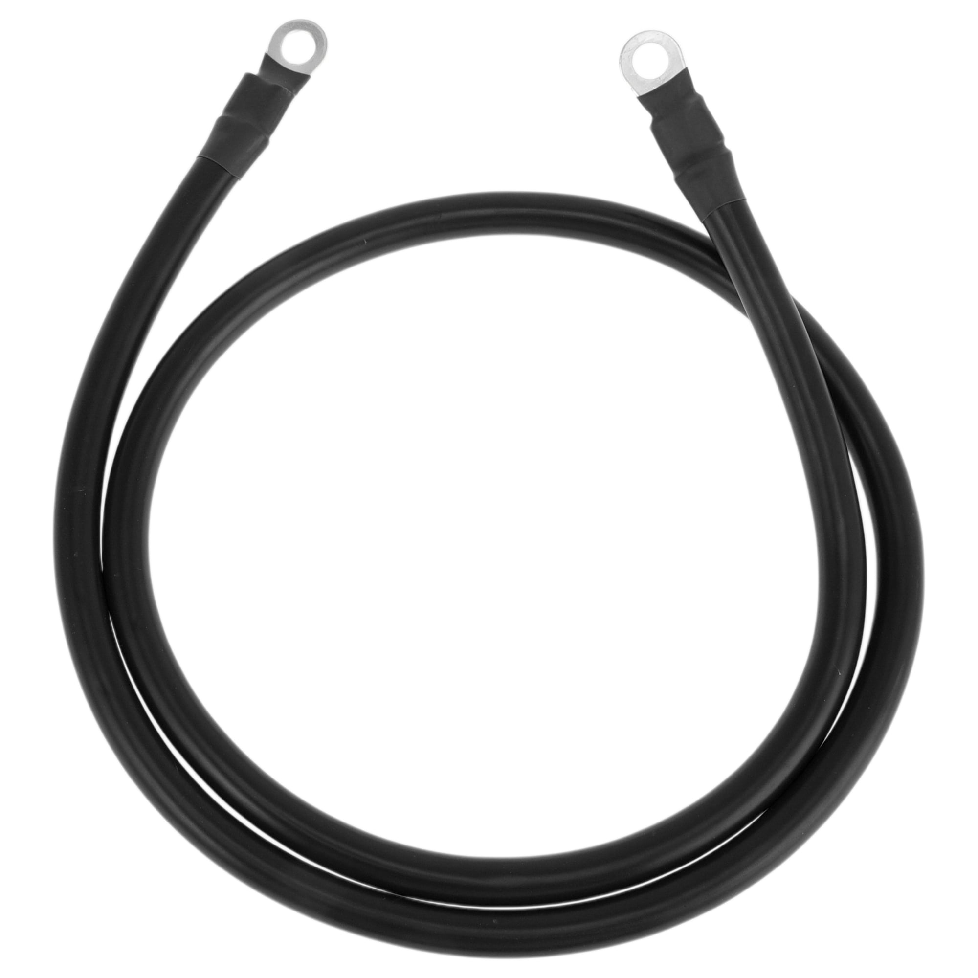 Unique Bargains 105cm 4AWG Battery Inverter Cable 5/16" Battery Cable Tinned Copper Black