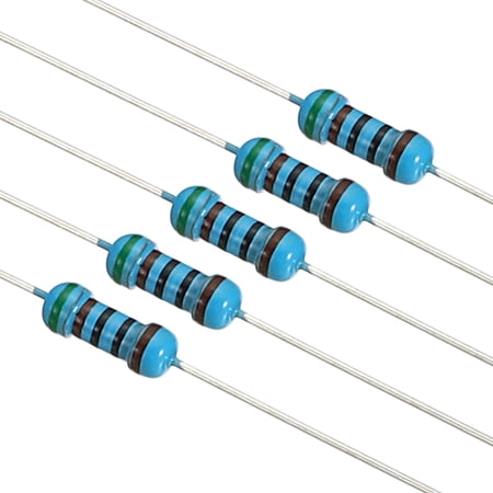 Unique Bargains 10Ohm to 1MOhm Metal Film Resistor Assortment Kit 30 Value 1/4W 1% Tolerance, 300 Pack